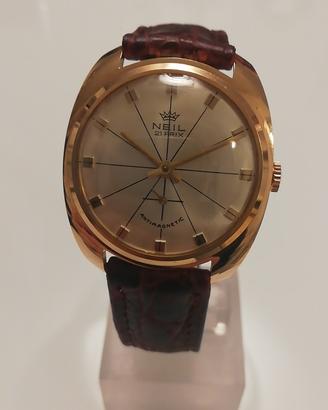 Orologio vintage anni 70 Neil manuale placcato
