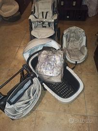 Tris/seggiolino auto/passeggino richiudibile