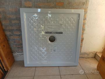 Piatto doccia ceramica bianco 80x80 cm