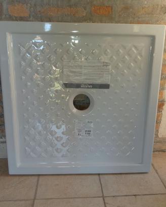 Piatto doccia ceramica bianco 80x80 cm
