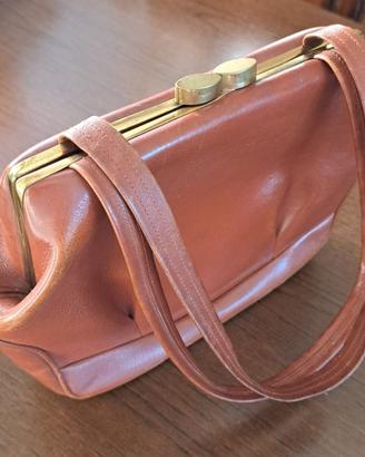 Borsa vintage made in Italy chiusura metallo