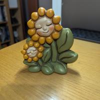 THUN Coppia Girasoli con volto originali, rari, 