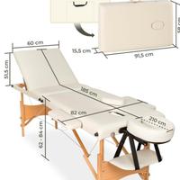 Lettino professionale pieghevole e trasportabile