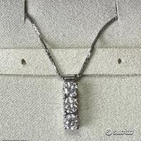 COLLANA TRILOGY ORO 18kt. CON DIAMANTI NATURALI