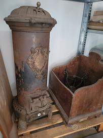stufa antiquariato in ghisa 