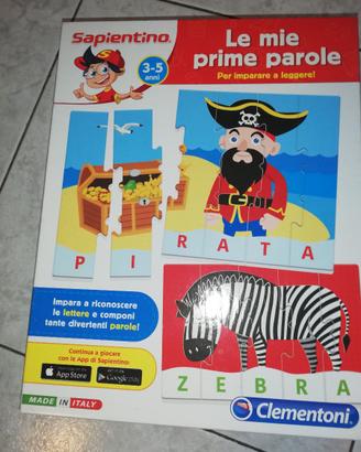 Gioco Sapientino:  Le mie prime parole