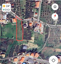 3361 mq di terreno di cui 1684 mq edificabile