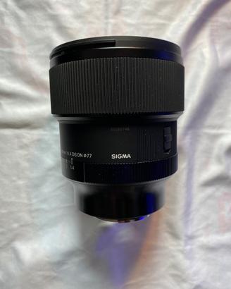Sigma 85mm f/1.4 DG DN Art Attacco Sony e