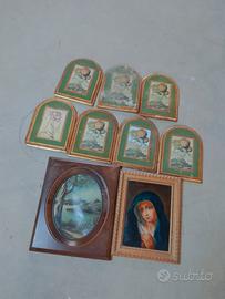 specchio e quadretti vintage 