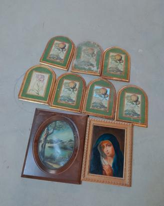 specchio e quadretti vintage 