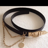 Cintura Gucci originale in pelle con ciondolo