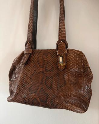Borsa in vero pitone Tuscans