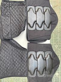 N. 2 fasce lombari per motociclista + sottocasco