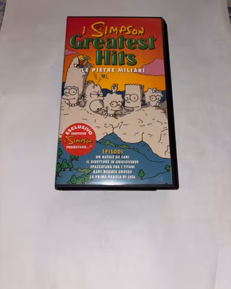 VHS RARISSIMA:I SIMPSON”GREATEST HITS”(2000)5 EPIS