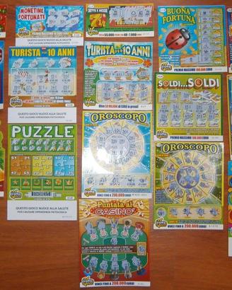 Gratta e vinci da collezione (già grattati)