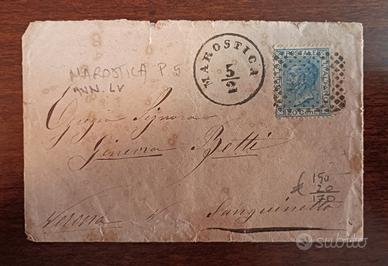 Busta Regno d'Italia del 5 Febbraio 1873