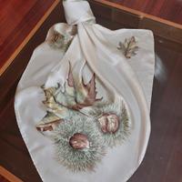 Foulard donna vintage rasatello 