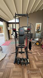 panca palestra e pesi