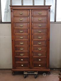 CASSETTIERA ARCHIVIO ANTICO MOBILE UFFICIO