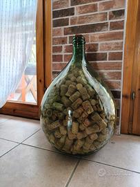 damigiana Toscana tappi sughero arredo 