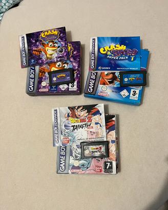 3 giochi Game Boy Advance