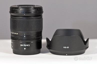 Nikon NIKKOR Z 24-70mm f/4 S zoom per Nikon Z con