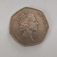 Moneta 50 pence 1997