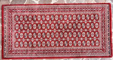 tappeto orientale a disegno Bokhara/Bukhara