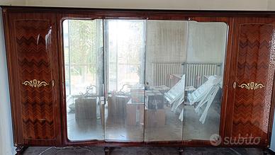 armadio art decò 6 ante