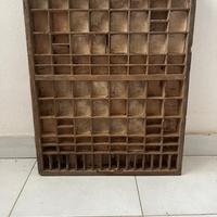 Cassetto tipografico vintage