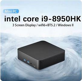 Mini PC Windows 11 Intel Core i9 8950HK