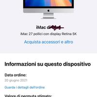 iMac 27” display retina 5K