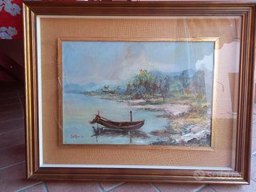 quadro ad olio paesaggio