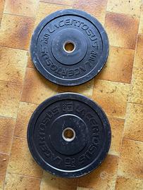 Set Dischi Bumper Lacertosus 30kg (2x10kg + 2x5kg)