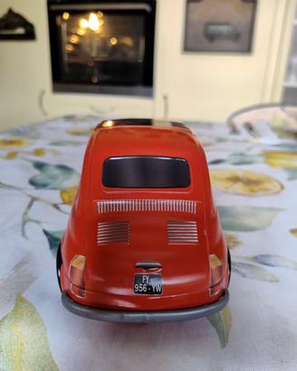 porta cioccolatini a forma di Fiat 500