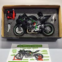 Modellino Kawasaki Ninja H2R 1:9 Nero/Verde