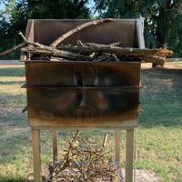 Barbecue in acciaio inox.