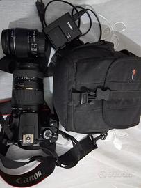 Kit Reflex Canon + Obiettivo 18-55mm + Tamron 18-2