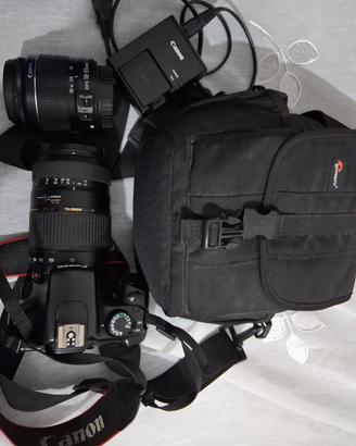 Kit Reflex Canon + Obiettivo 18-55mm + Tamron 18-2
