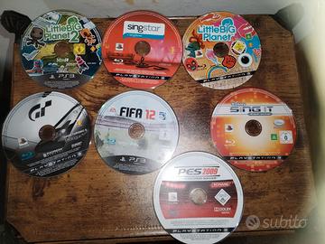 7 giochi ps3 senza custodia