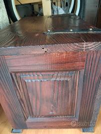 bauletto in legno massiccio