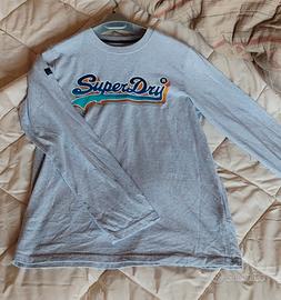 T-shirt superdry uomo a manica lunga, Tg M