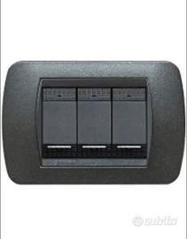 Placche Biticino alluminio Living