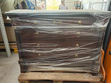 Cassettone in legno impero
