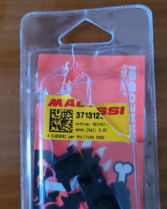 Set 4 cursori x variatore malossi dimensi. 25 x 17