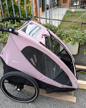 Rimorchio bici hauck dryk duo / 2 posti