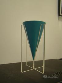 VASO FARA CONE DESIGN BERT POMPE 1983 VERDE AZZURR