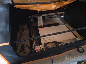Laser Atomstack S40Pro 40W + asse rotante e piatto