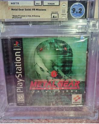 Metal gear solid vr missions sealed sigillato grad