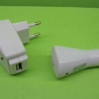 Coppia alimentatori USB da rete elettrica e da pre